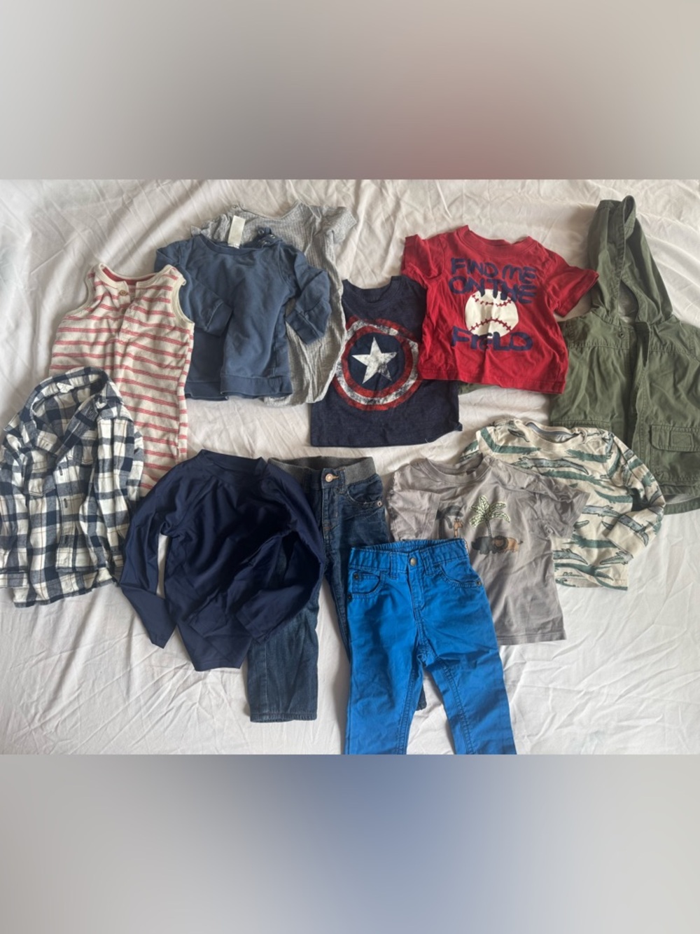 Boys BUNDLE! T shirts, pants, jacket, long sleeve shirt, swim shirt, button down